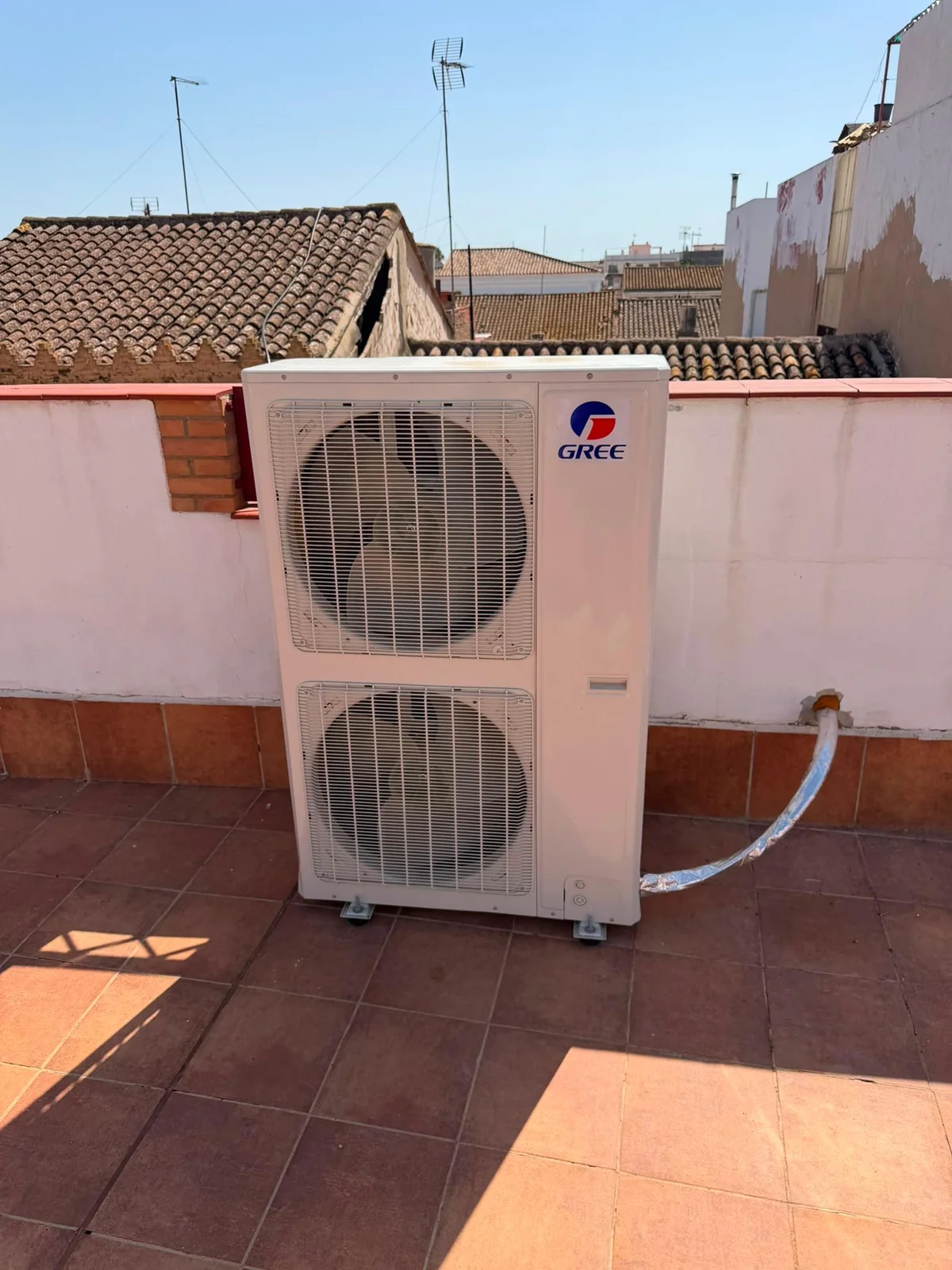 Installed Gree outdoor unit
